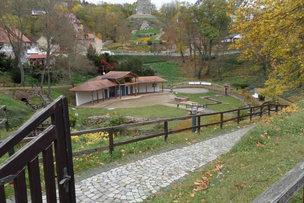 Apartment Am Kurpark Bad Frankenhausen Dış mekan fotoğraf